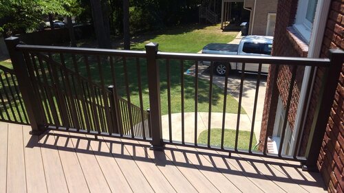 custom back railing